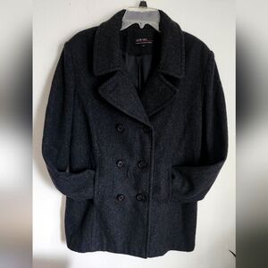 Jason Kole Women's Coat/J Jacket Triple Button Wool Peacoat Sz XL